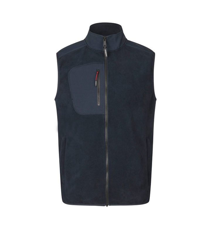Gilet pile bonded - Blu navy