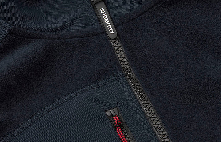 Gilet pile bonded - Blu navy