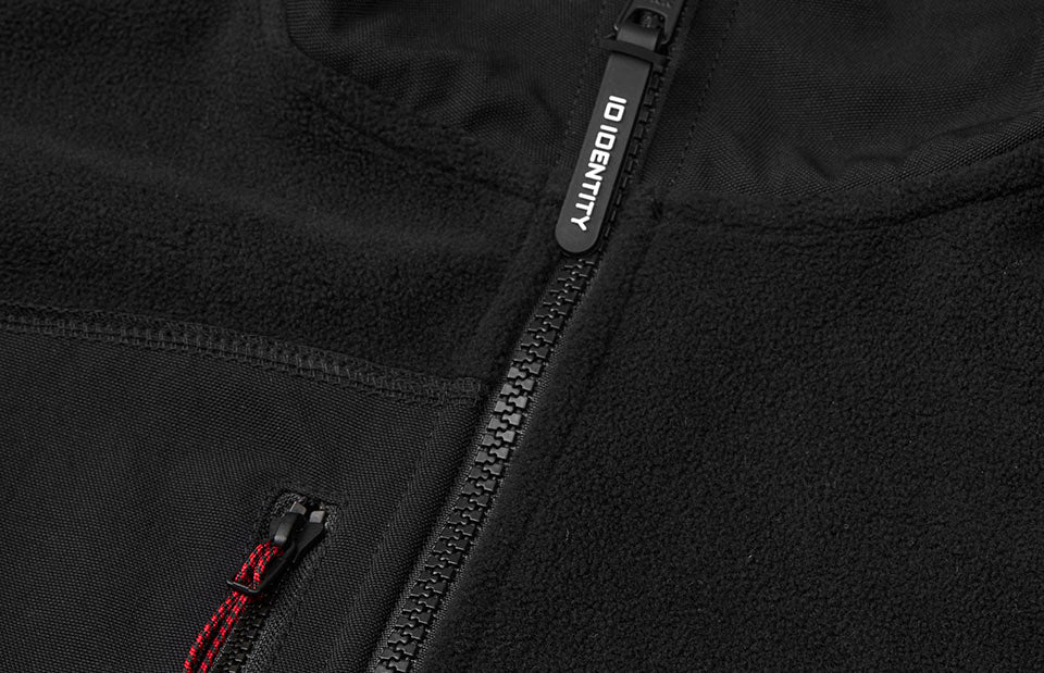 Gilet pile bonded - Nero