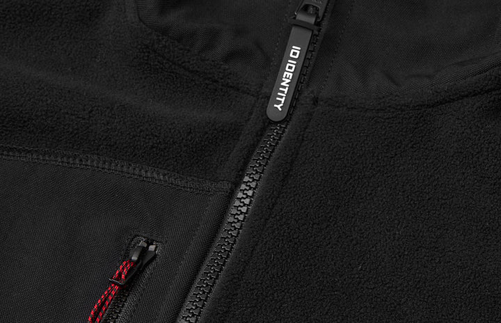 Gilet pile bonded - Nero