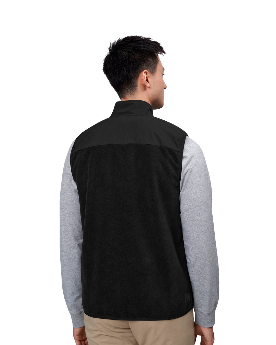 Gilet pile bonded - Nero