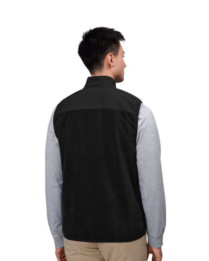 Gilet pile bonded - Nero
