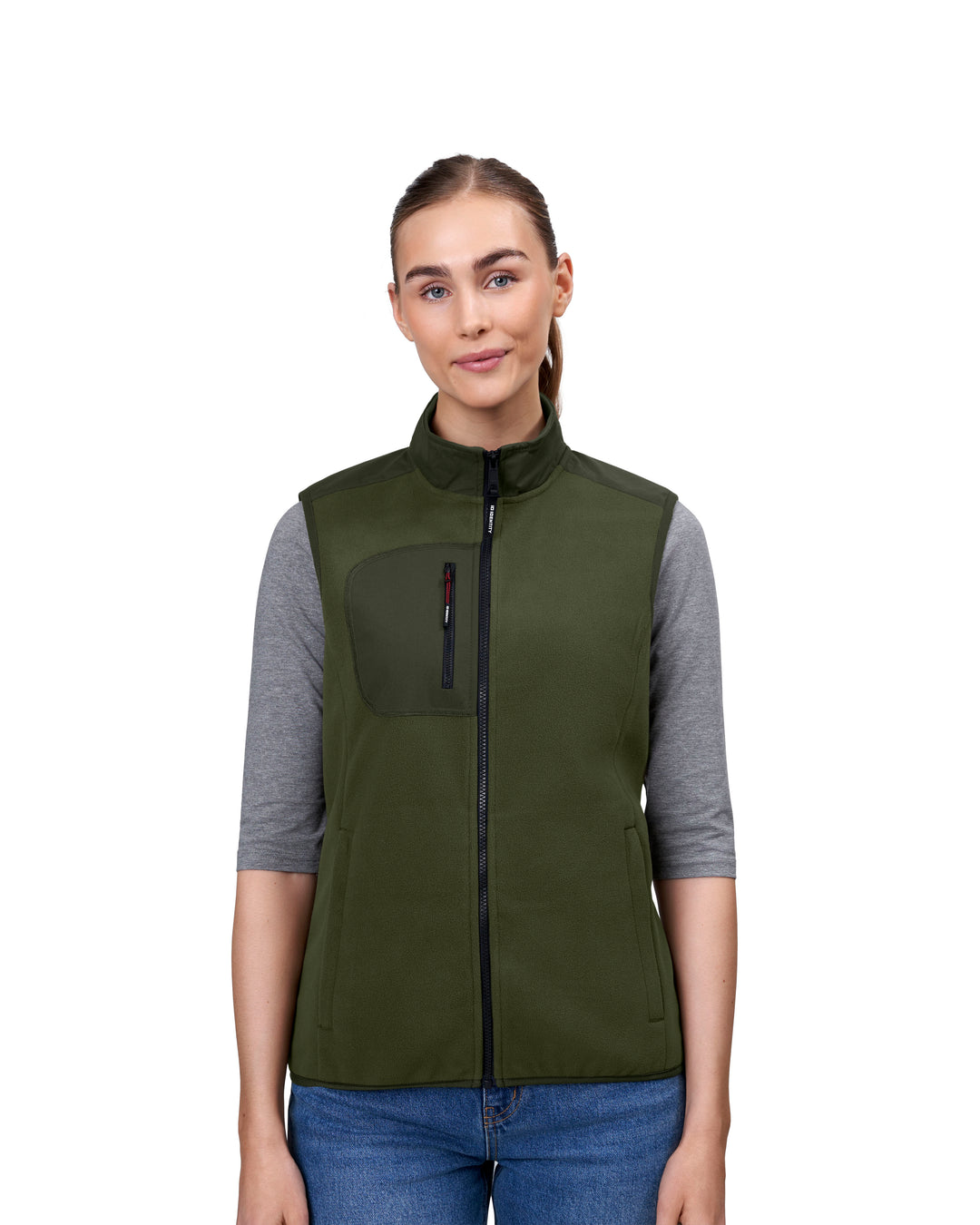 Gilet pile bonded | donna - Oliva