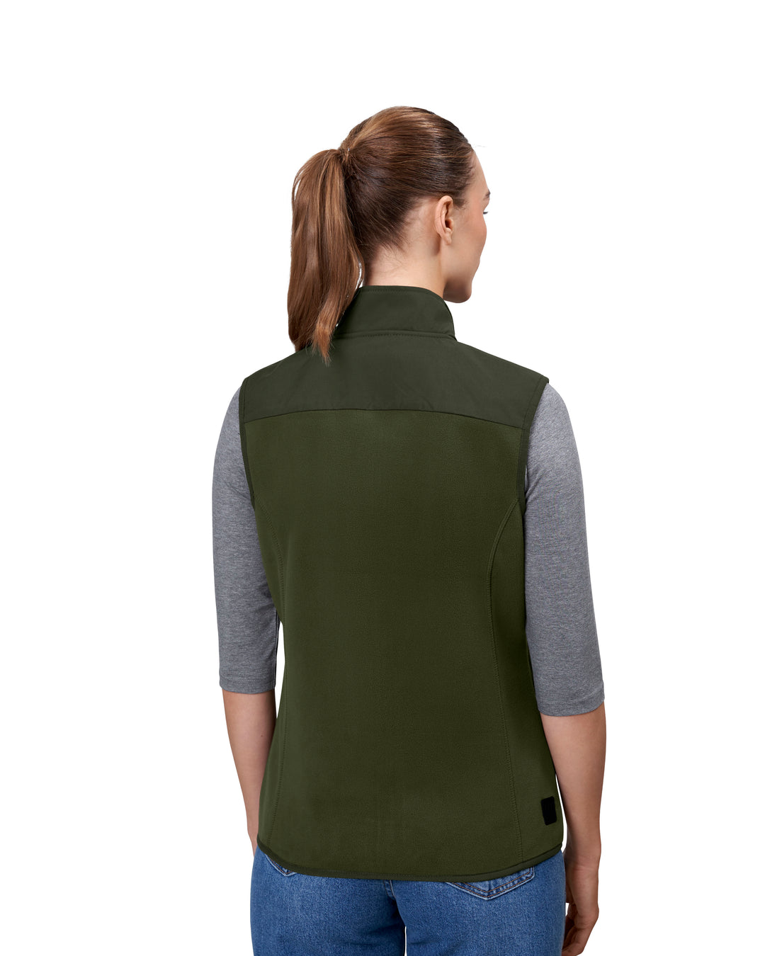Gilet pile bonded | donna - Oliva