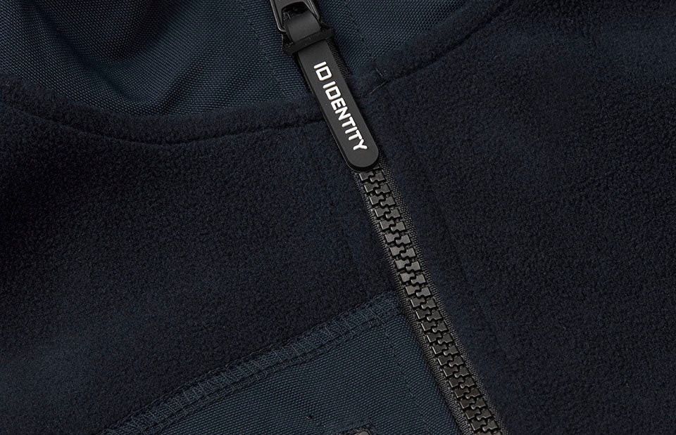 Gilet pile bonded | donna - Blu navy