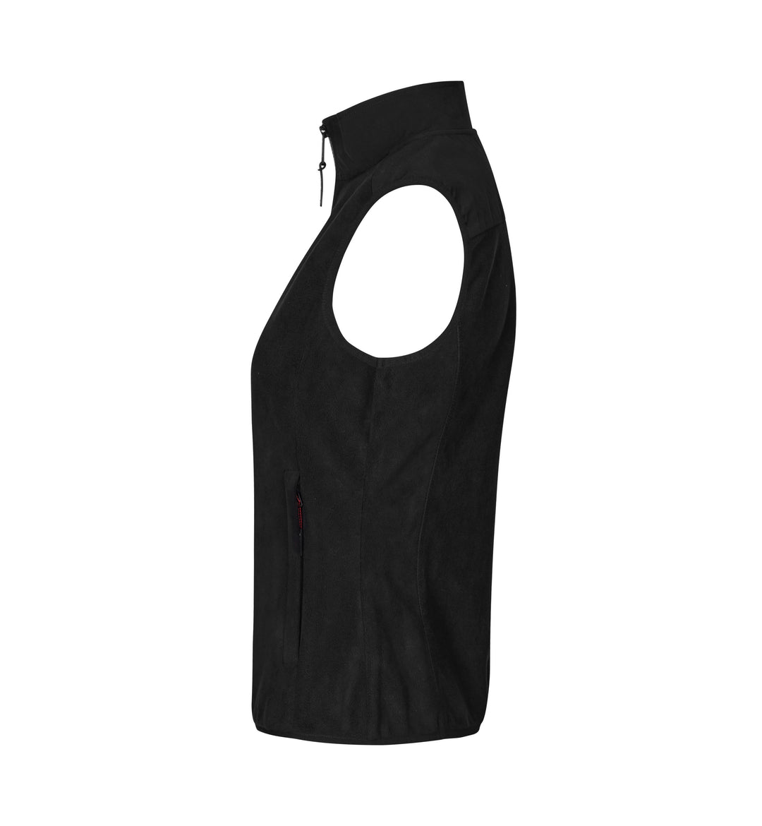 Gilet pile bonded | donna - Nero
