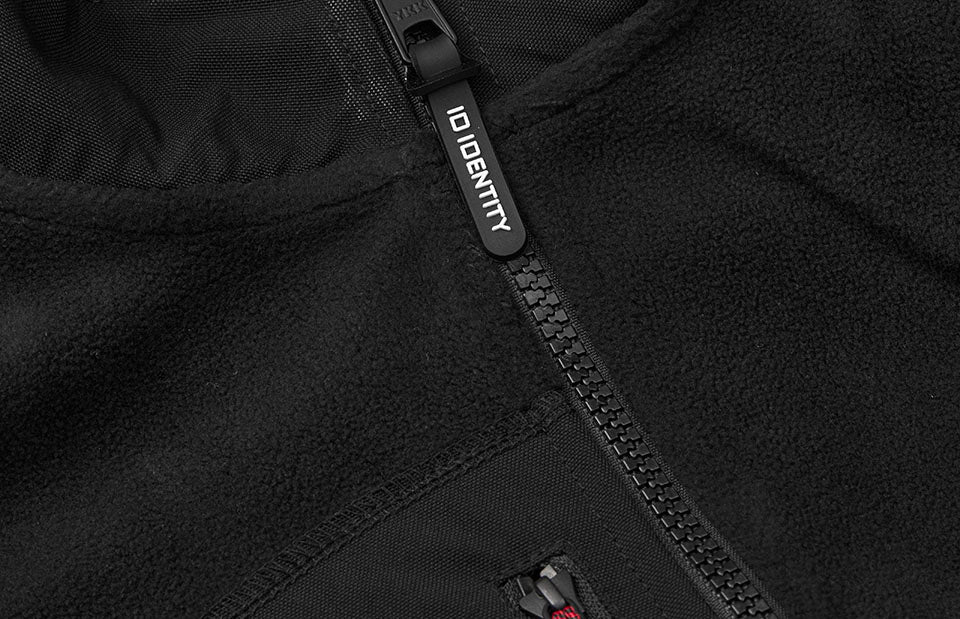 Gilet pile bonded | donna - Nero