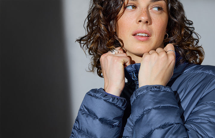 Giacca leggera | imbottita | donna - Stormy blue