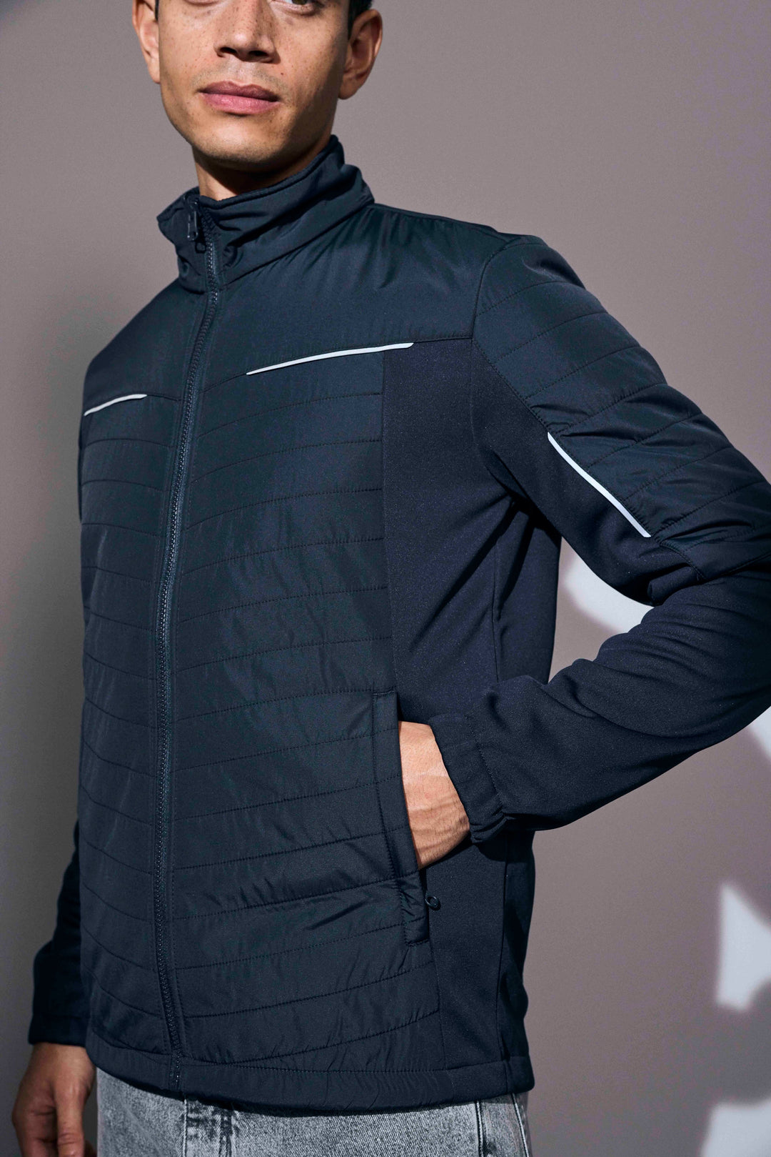 Giacca Zip-n-Mix | ibrida - Blu navy