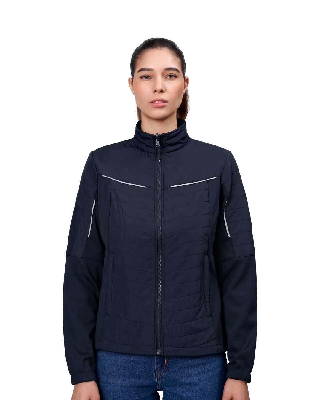 Giacca Zip-n-Mix | ibrida | donna - Blu navy