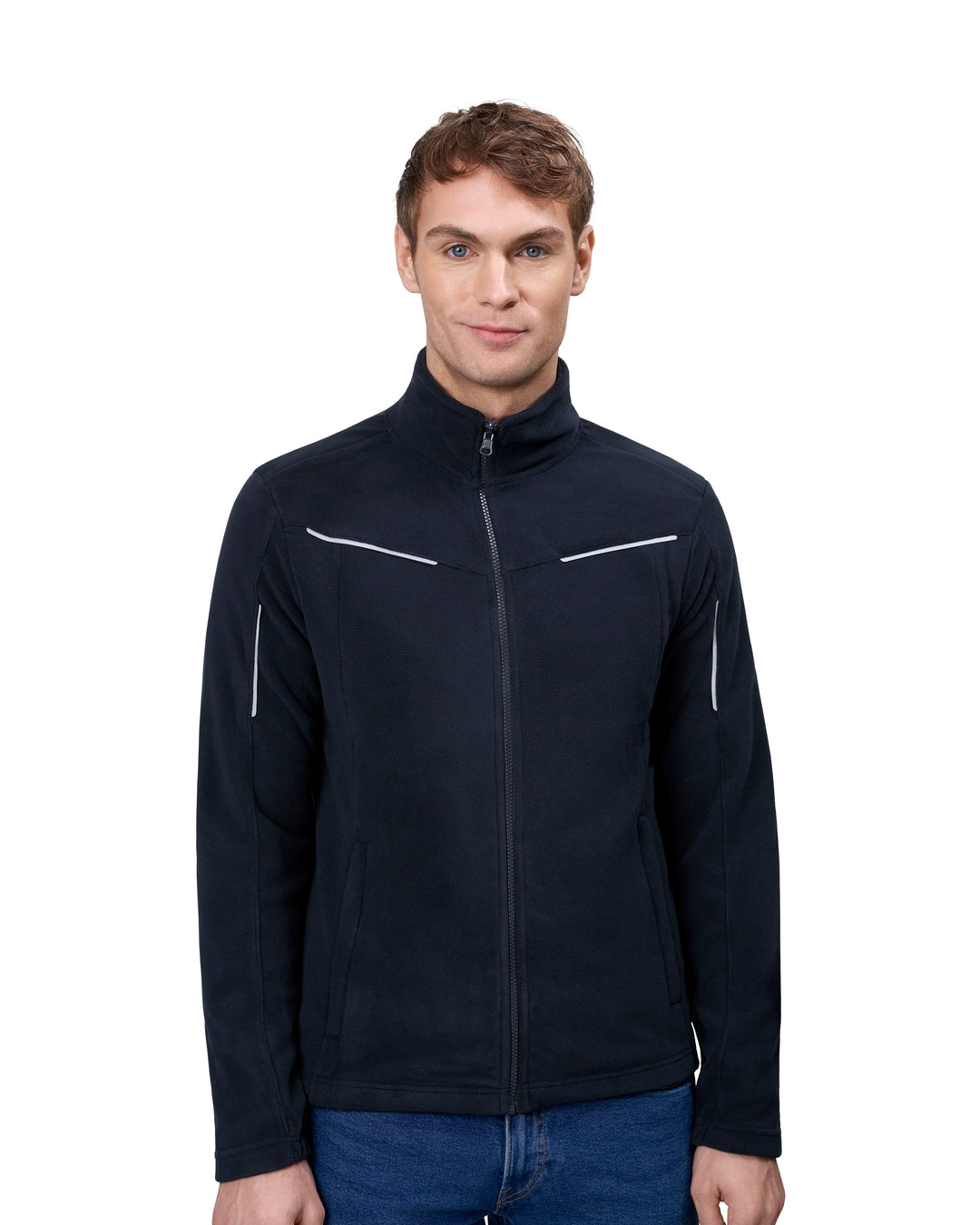 Micropile Zip-n-Mix | riflettente - Blu navy