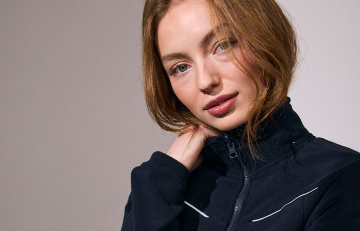 Micropile Zip-n-Mix | riflettente | donna - Blu navy