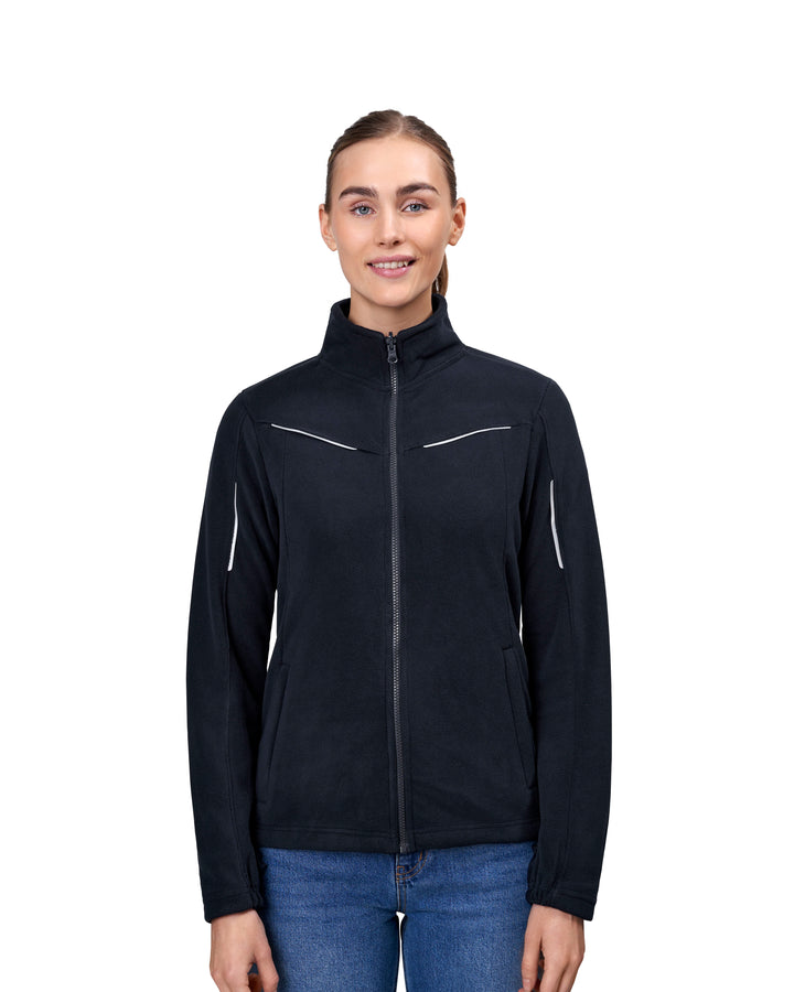 Micropile Zip-n-Mix | riflettente | donna - Blu navy