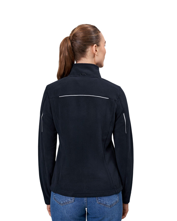 Micropile Zip-n-Mix | riflettente | donna - Blu navy