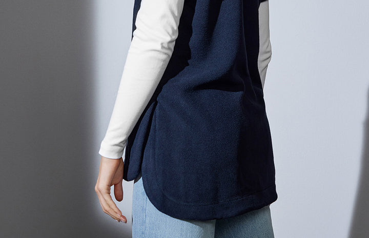 Tunica in pile | unisex - Blu navy