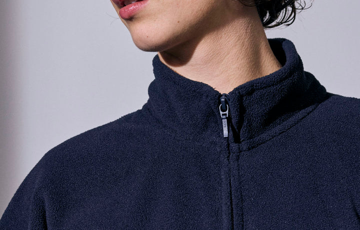Tunica in pile | unisex - Blu navy