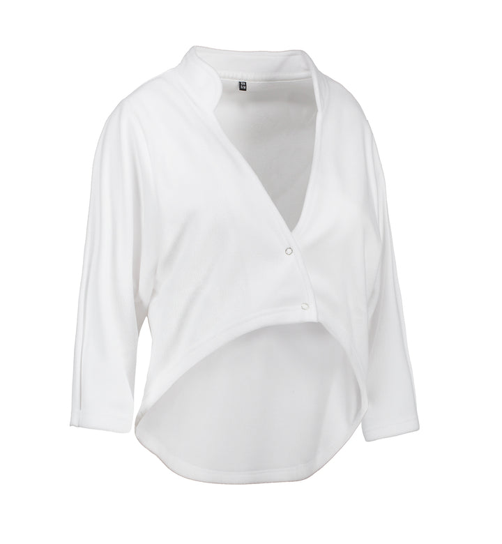 Bolero in pile | unisex - Bianco