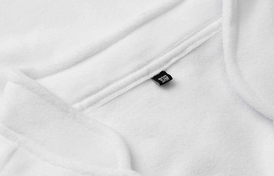 Bolero in pile | unisex - Bianco