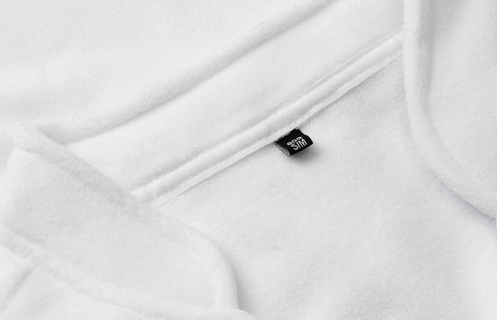 Bolero in pile | unisex - Bianco