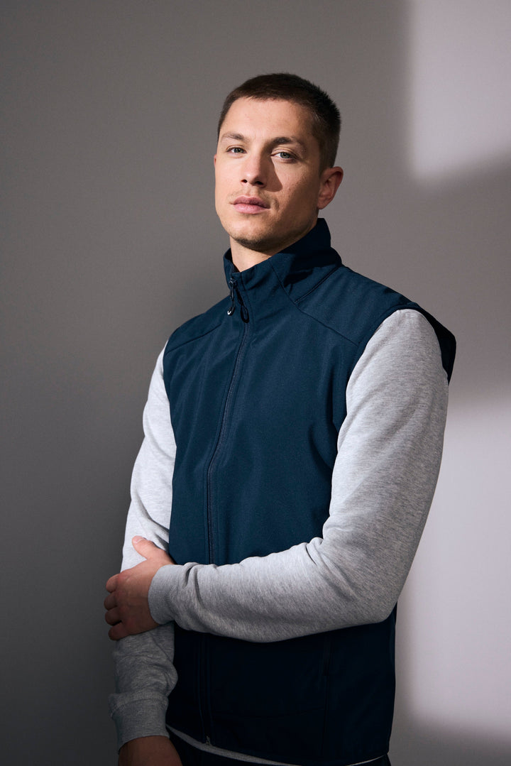Gilet soft shell | funzionale - Blu navy