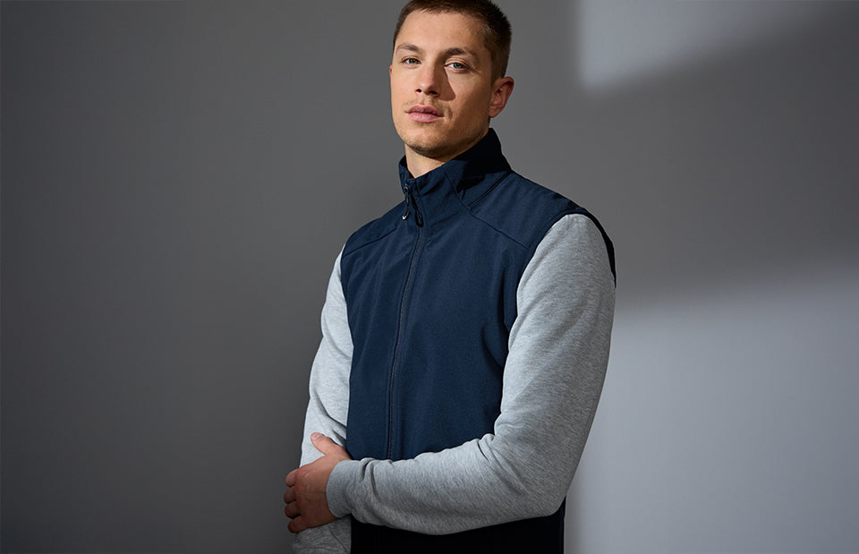 Gilet soft shell | funzionale - Blu navy