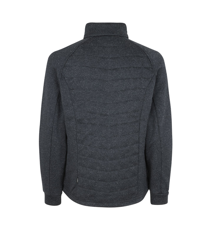 Giacca in pile | trapuntata - Antracite mélange