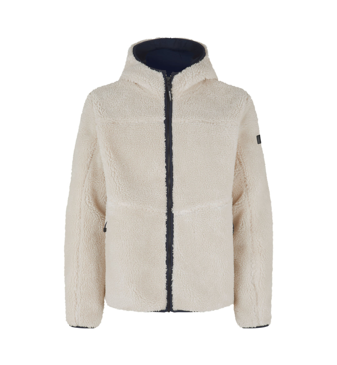 Giacca pile teddy - Bianco panna