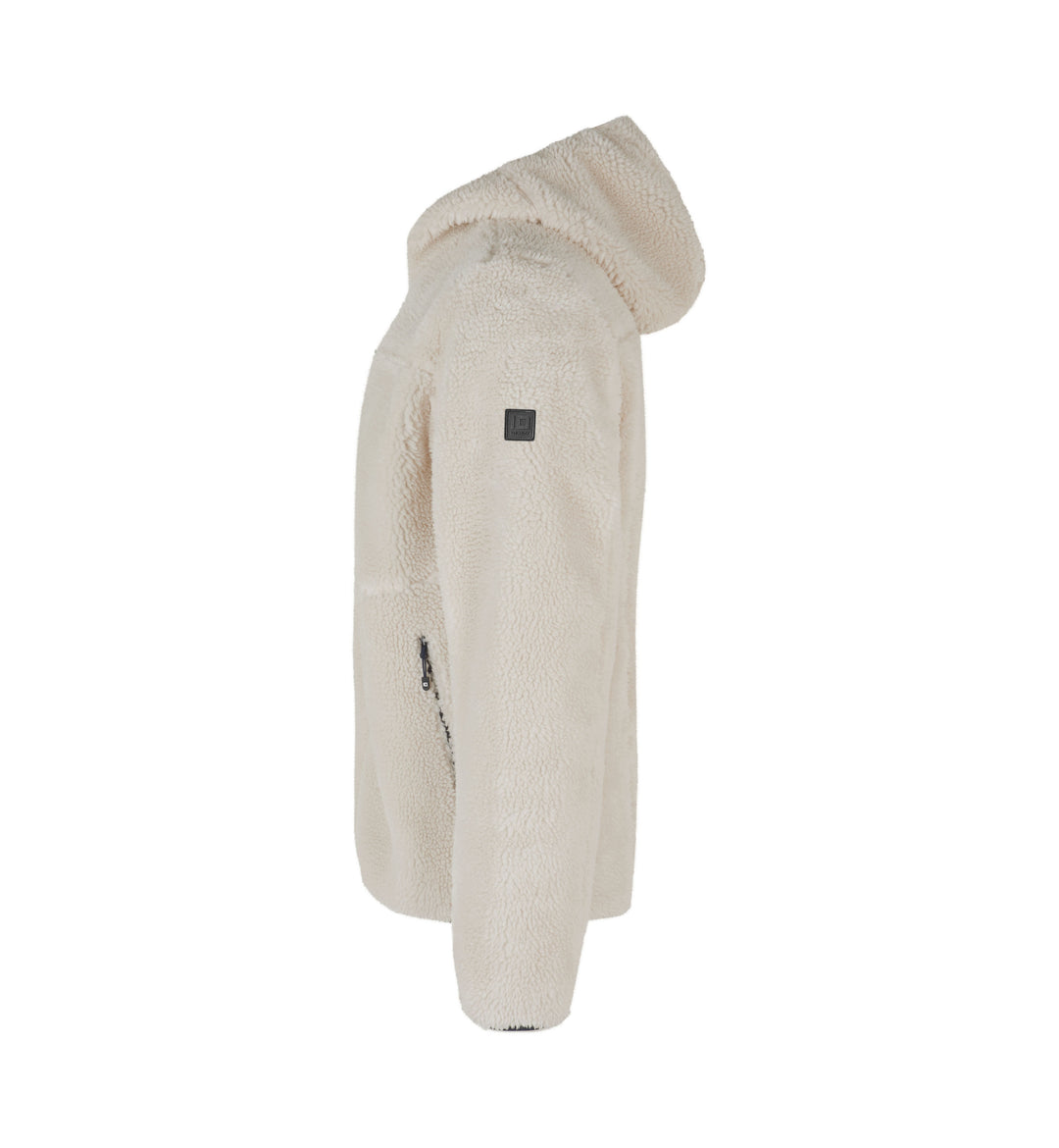 Giacca pile teddy - Bianco panna