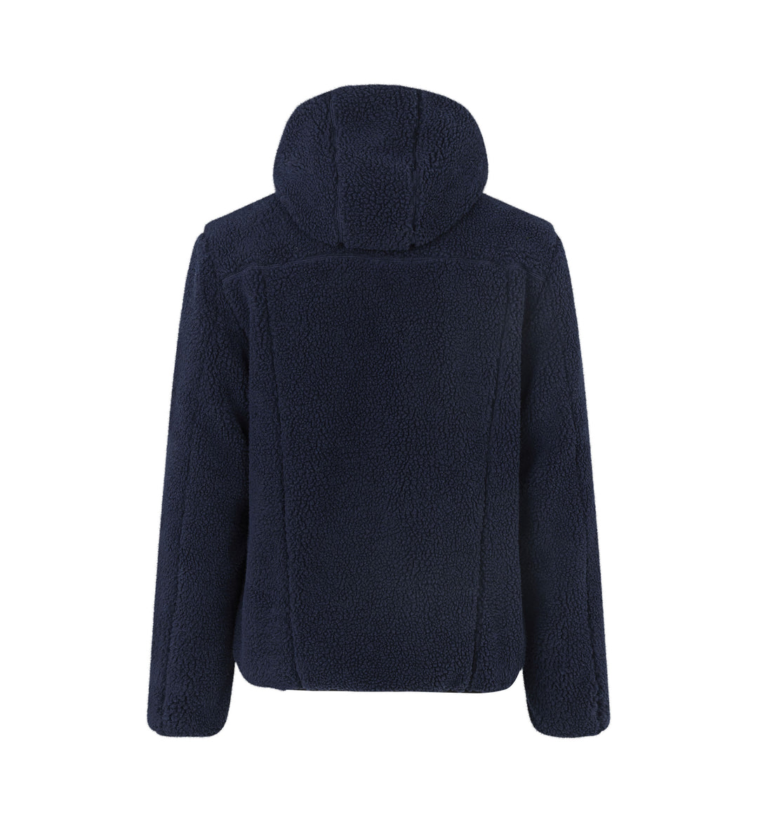 Giacca pile teddy - Blu navy