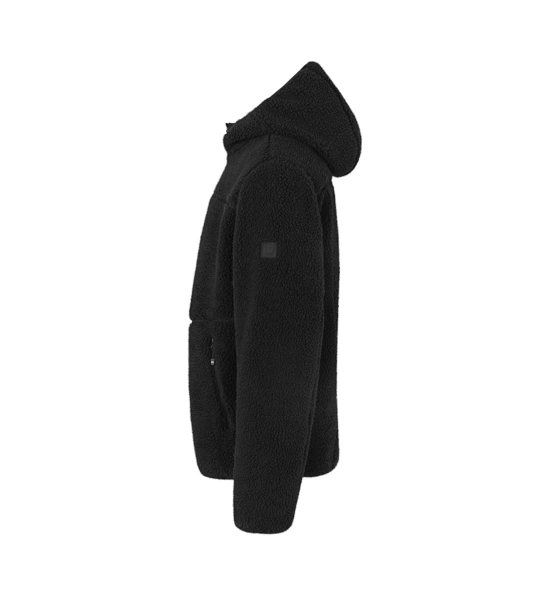Giacca pile teddy - Nero
