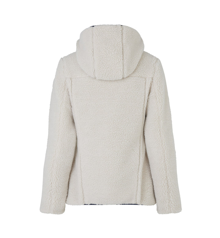 Giacca pile teddy | donna - Bianco panna