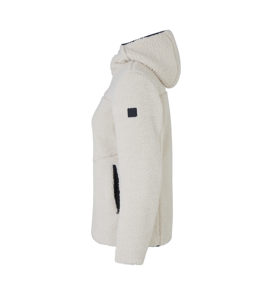 Giacca pile teddy | donna - Bianco panna