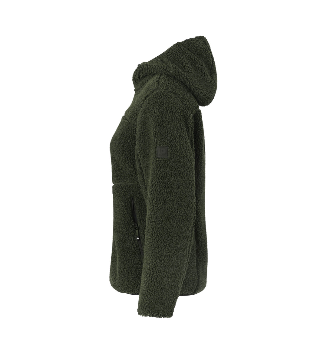 Giacca pile teddy | donna - Oliva