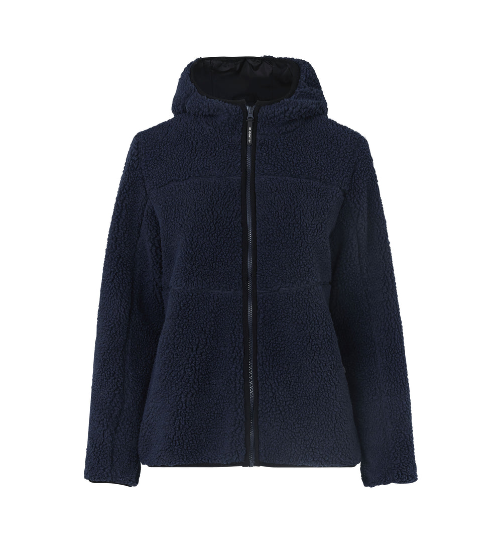 Giacca pile teddy | donna - Blu navy