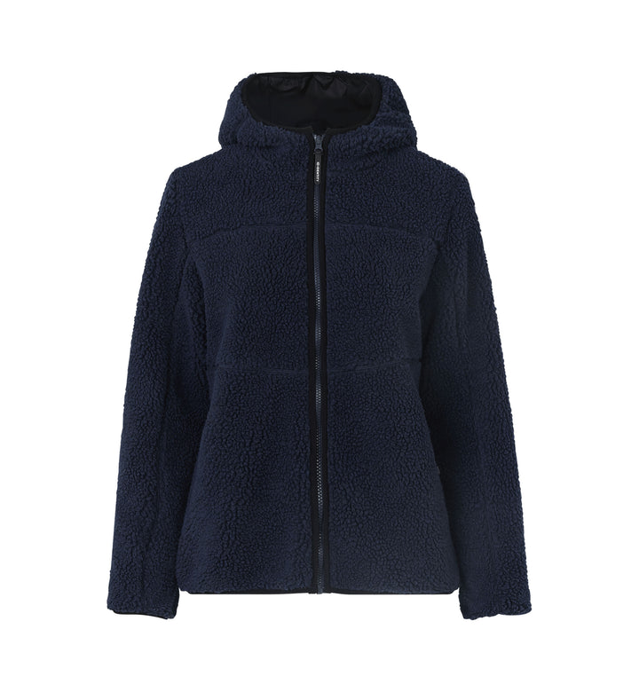 Giacca pile teddy | donna - Blu navy