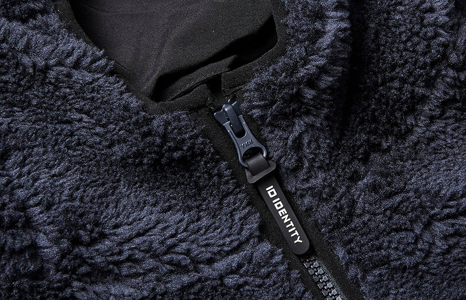 Giacca pile teddy | donna - Blu navy
