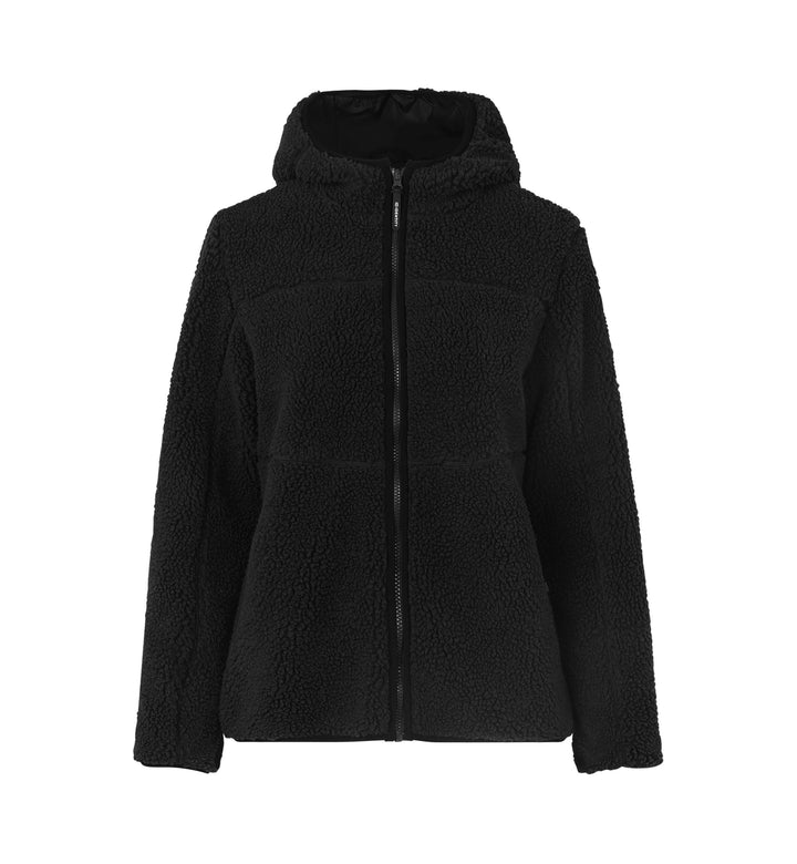 Giacca pile teddy | donna - Nero