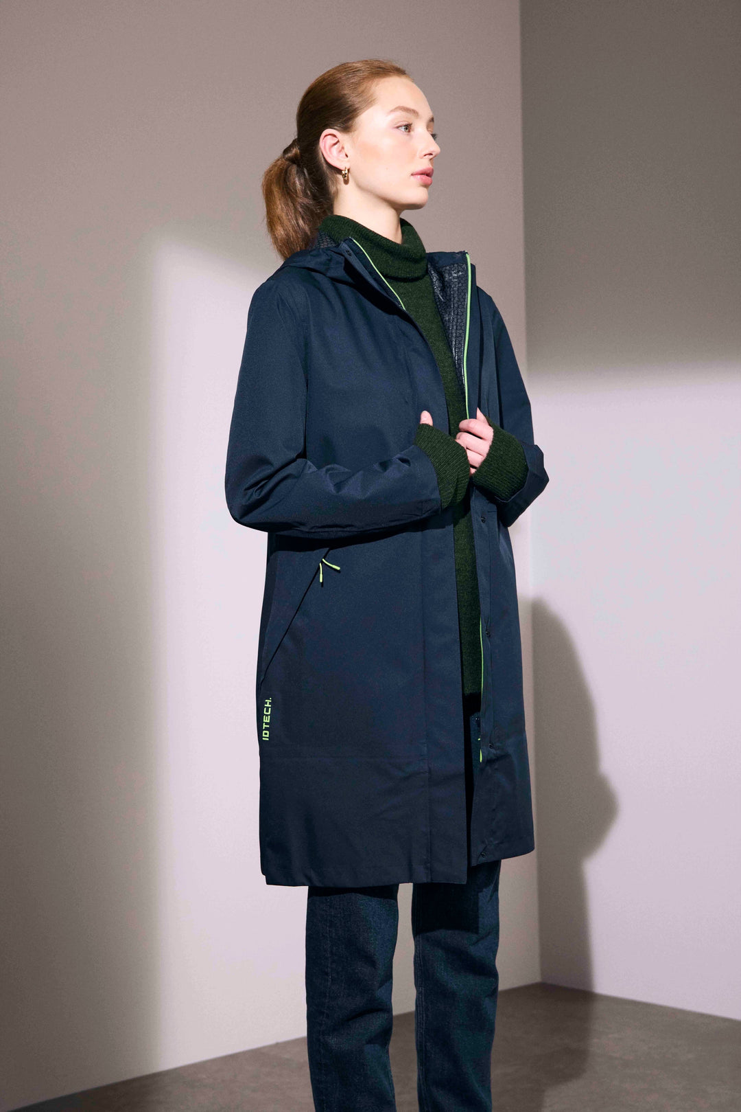 Giacca antipioggia | performance | donna - Blu navy