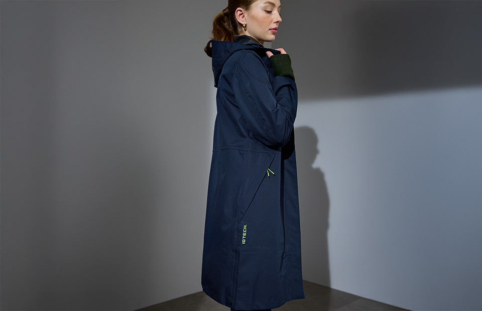 Giacca antipioggia | performance | donna - Blu navy