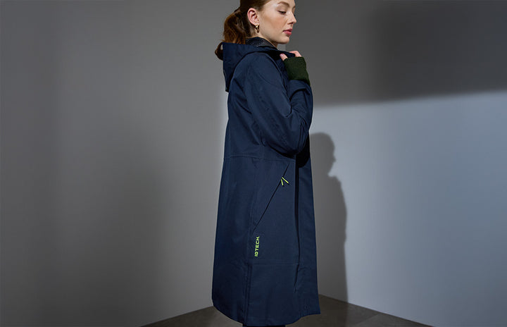 Giacca antipioggia | performance | donna - Blu navy