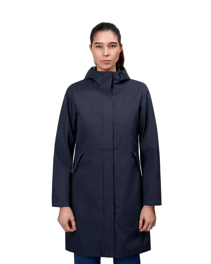 Giacca antipioggia | performance | donna - Blu navy