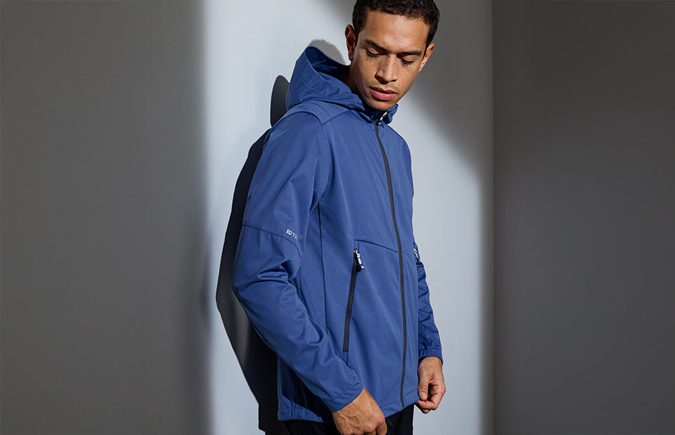 Giacca soft shell | leggera - Stormy blue