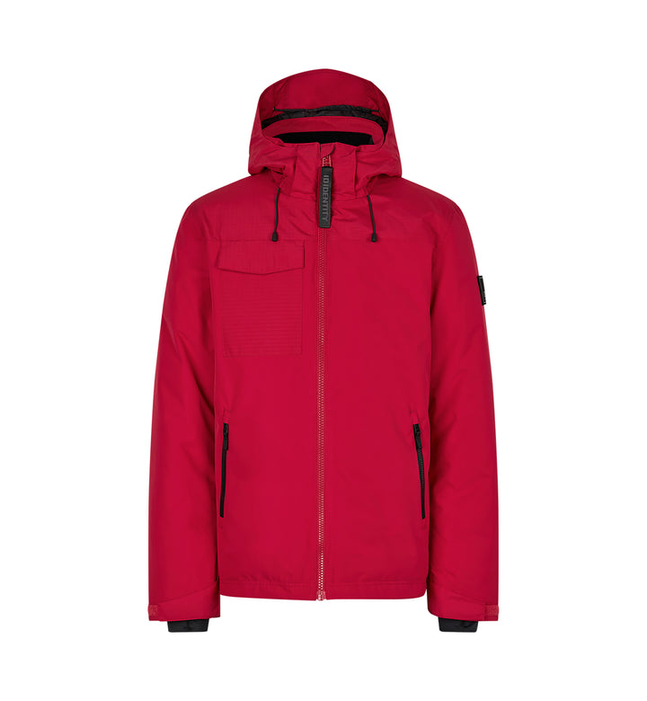 Giacca invernale con cappuccio - Rosso