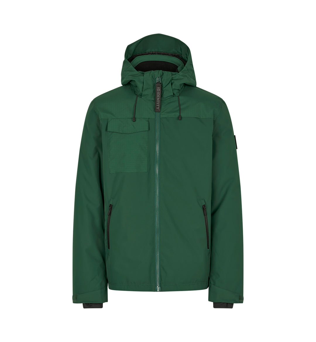 Giacca invernale con cappuccio - Verde bottiglia