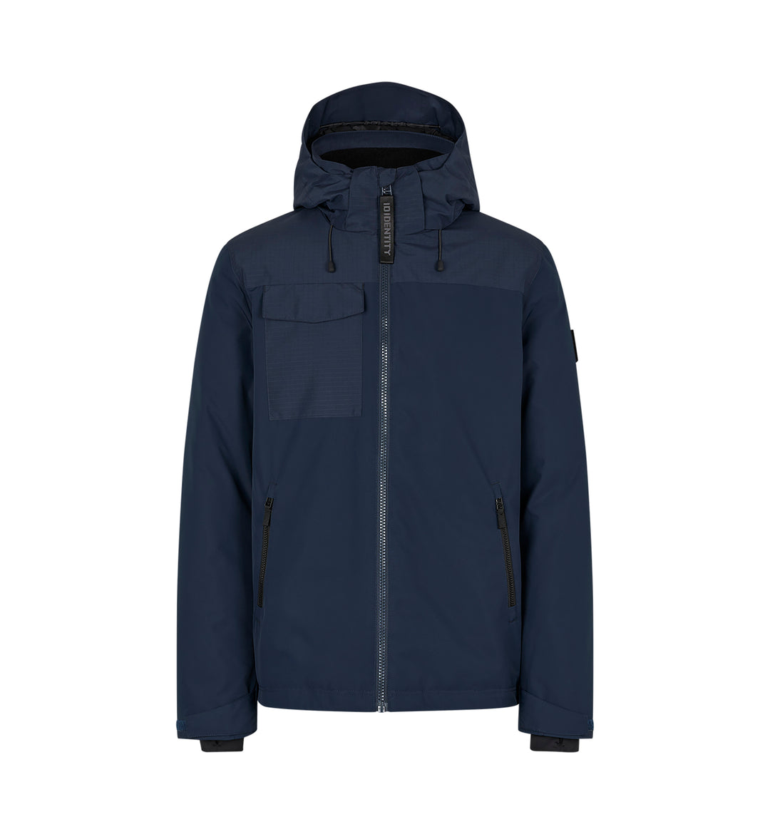 Giacca invernale con cappuccio - Blu navy
