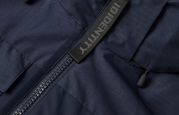 Giacca invernale con cappuccio - Blu navy