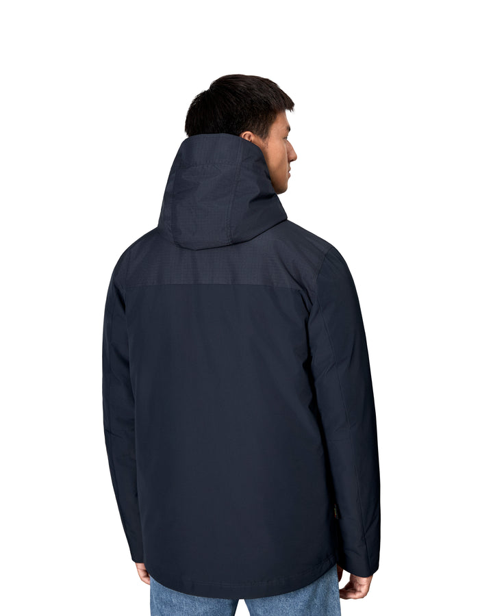 Giacca invernale con cappuccio - Blu navy