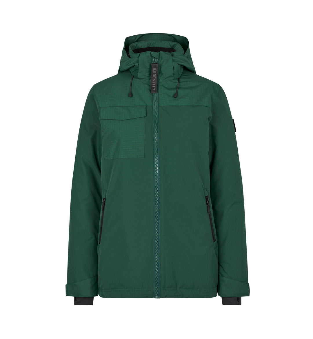 Giacca invernale con cappuccio | donna - Verde bottiglia