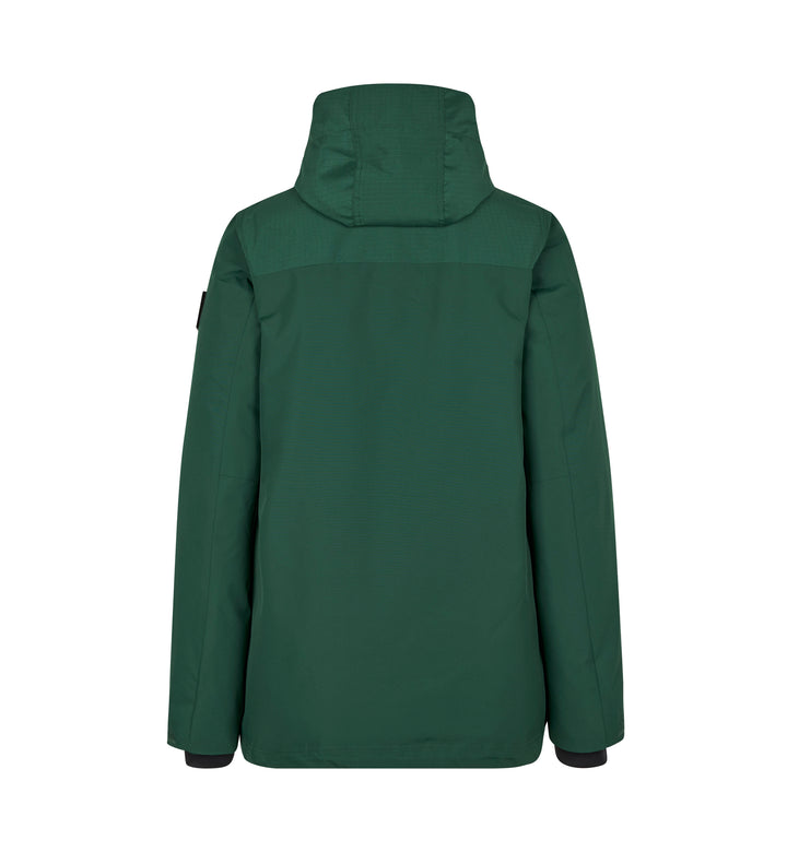 Giacca invernale con cappuccio | donna - Verde bottiglia