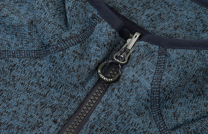 Pile Zip-n-Mix | mélange - Blu navy mélange